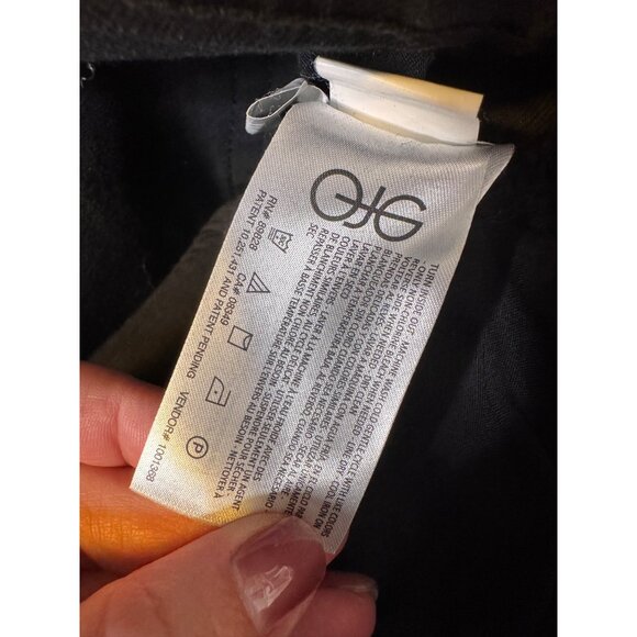 Circus NY High Rise Slim Straight Size 30 Shimmer Stretch Black Silver NWT Sam E - Picture 9 of 11